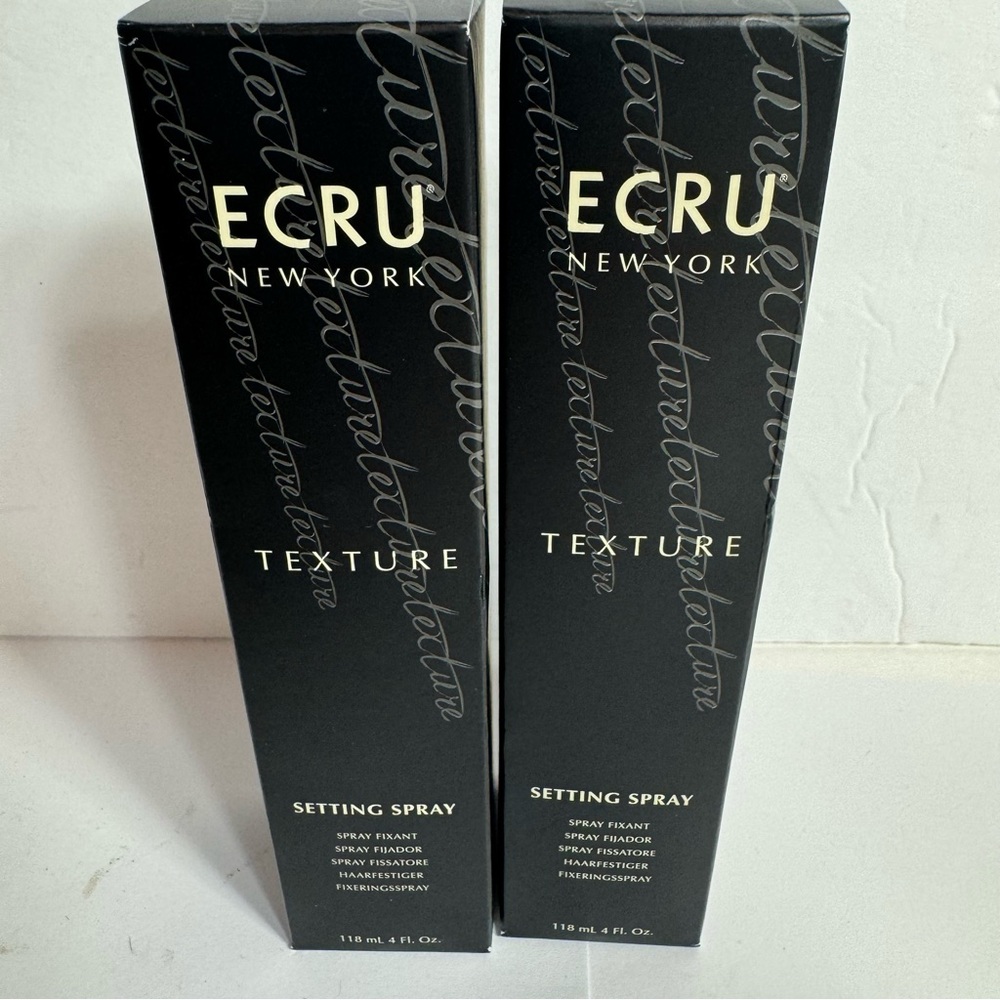 NWT. 2 Ecru texture setting spray (4 fl. oz.)